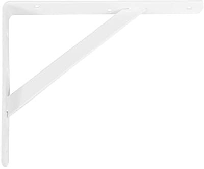 Plankhouder staal - Eenvoudige en moderne wandplank drager - Belastbaar tot 330 kg - Afmeting 250 x 200 mm