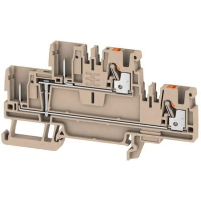 Weidmüller 1548140000 Doorgangsklem 2-etages 5.1 mm Spanveer Grijs 50 stuk(s)