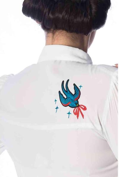 Dancing Days - FREE AS A BIRD Blouse - 4XL - Wit
