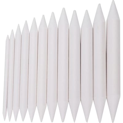 12 Stuks Wit Papier Pen Mengstompjes Schets Wrijf Tekengereedschap Schets Tekengereedschap
