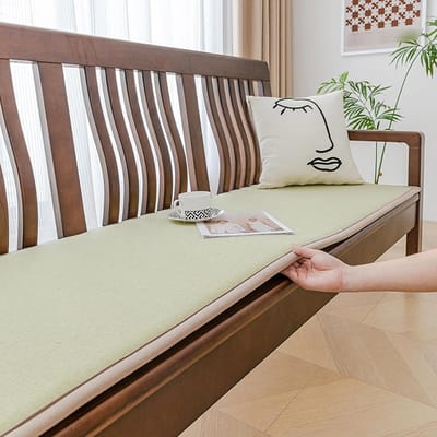 Tuinkussens - Loungekussens Zitkussens - Buiten Zitten - Antislip Ontwerp - 55x180x2.5cm - Groen