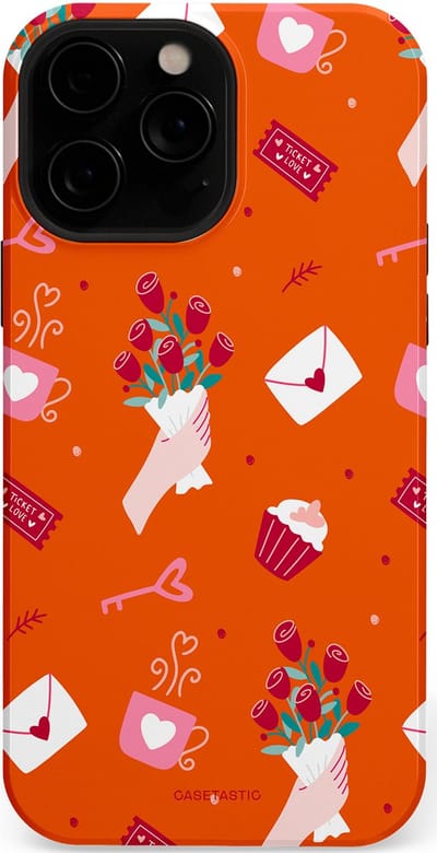Casetastic Hoesje Geschikt voor Apple iPhone 13 Pro Max Magsafe - Stijlvolle Beschermende Duo-layer Case - Valentijnsdag Feest