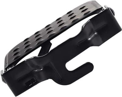 Achterbank Pedalen - Fiets Trappers - Extra Zittplaats Creëren - Anti-slip Textuur - 13x9cm - Zwart