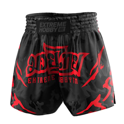 Extreme Hobby Black Panther - Muay Thai Shorts - Lichtgewicht - Sneldrogend - Duurzaam
