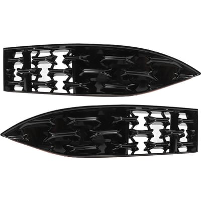 2 stuks Voorgrillebeschermer Glanzend Zwart Voorgrille Mesh Inzetstukken Sierlijsten Vervanging voor Mazda CX?5 black