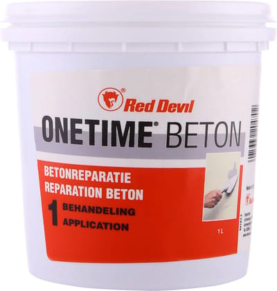 Red Devil Beton reparatie - OneTime - Krimpvrij - Goed vulvermogen - Gebruiksklaar - 4 Liter
