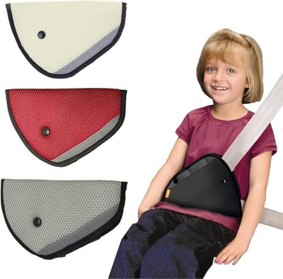 Set van 3 Veiligheidsgordel Verstellers, Comfortabele Gordelpads voor Kinderen en Volwassenen, Ideaal voor Auto Reizen