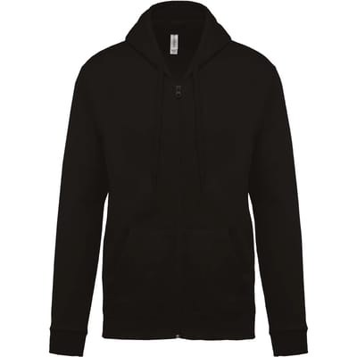 Kariban Sweater met rits en capuchon K479 - Black - L