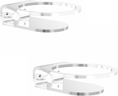 Muurbeugel voor HomePod Mini en Google Home Mini - Acryl Houder voor Keuken, Badkamer en Slaapkamer (Set van 2)
