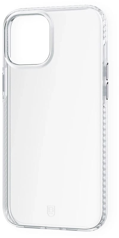 BodyGuardz Carve hoesje iPhone 12 Pro Max – Draadloos opladen compatibel – Solide impactbescherming – Responsieve knoppen met metalen accenten - Transparant