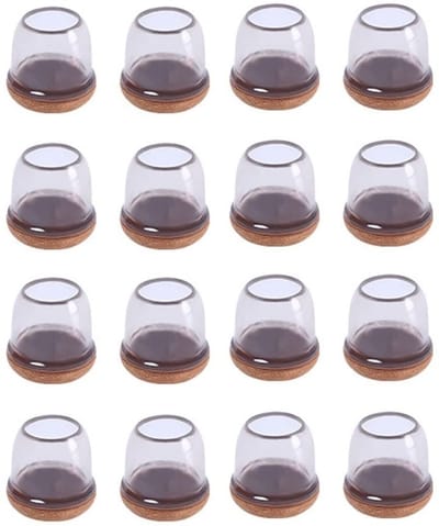 Dailygoods- Stoelbeenbeschermers 16 Stuks - Siliconen/Vilt - TPE Rubber - Antislip/Waterdicht - Geschikt voor 14-37mm Benen - Zacht en Slijtvast - Meubelbeschermers