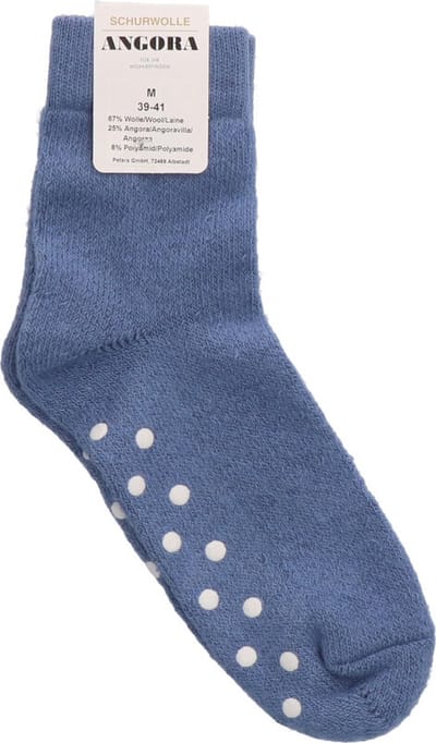 Bedsokken - Warmtesokken Anti-slip Blauw Maat Maat M : 39 t/m 41