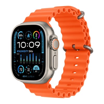 Apple Verlengstuk voor Ocean-bandje voor de Apple Watch | 44/45/46/49 mm - Maat XL - Oranje