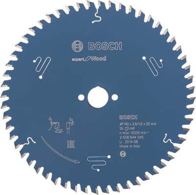 Bosch Accessories Expert for Wood 2608644046 Cirkelzaagblad 190 x 20 x 1.6 mm Aantal tanden: 56 1 stuk(s)