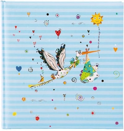 GOLDBUCH GOL-15446 TURNOWSKY Babyalbum ADEBAR blauw (zonder tekst) als Fotoboek OP=OP