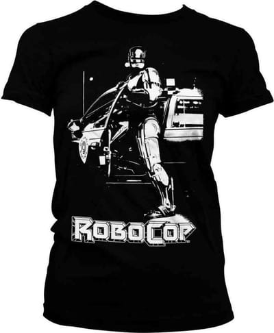 Robocop Dames Tshirt -S- Poster Zwart