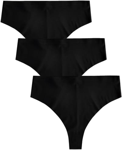 Next - Dames - Geen zichtbare onderbroeklijn comfortabele slips verpakking van 3 - Zwart