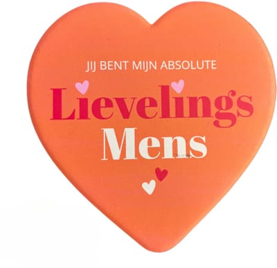 Tegeltje - onderzetter 'jij bent mijn absolute lievelings mens"