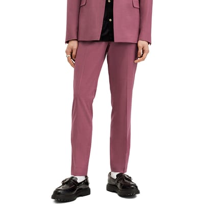 AllSaints Aura Trouser Pink Maat: W36 | Kostuumbroeken Outlet | Heren | Paars