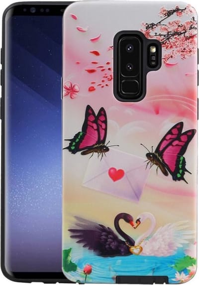 Vlinder Design Hardcase Backcover - Hoesje Geschikt voor Samsung Galaxy S9 Plus