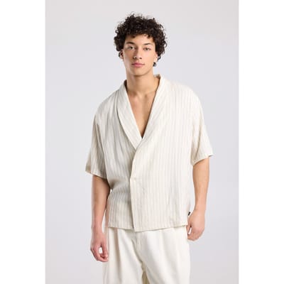 America Today Isko White/grey Maat: XL | Casual Overhemden Outlet | Heren | Wit