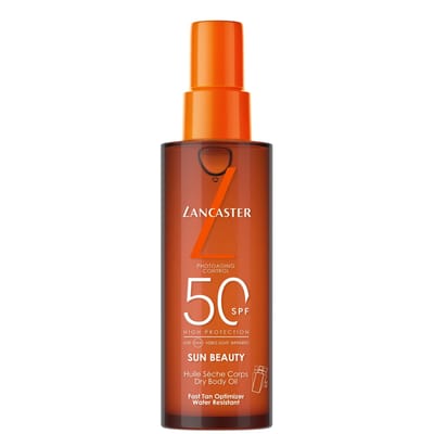 Lancaster Sun Beauty Bruiningshulp Satijnzachte Droge Olie SPF50 150 ml