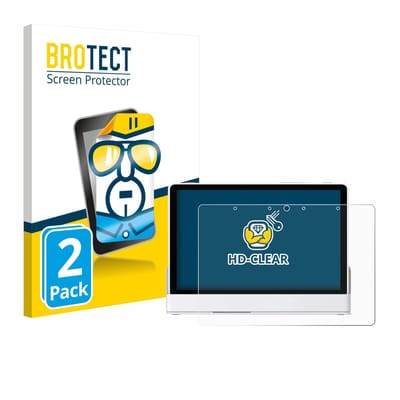 BROTECT - Screenprotector voor eufy Smart Display E10 - Folie Beschermfolie transparant 2 Stuks