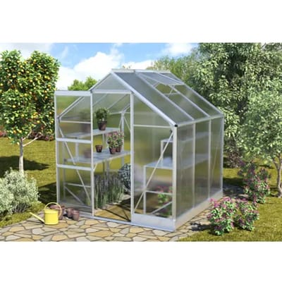 Vitavia Tuinkas Apollo 3800 - Polycarbonaat 4mm - Aluminium - 195x199x207cm