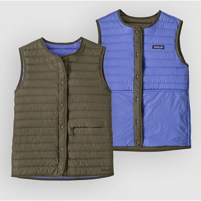 Patagonia Lw Reversible Down Vest Vest groen
