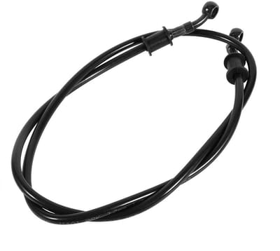 JHUBERS- Olieslanglijn 600 mm - PVC/roestvrij staal - Geschikt voor motorfietsen - Enduro/motocross - Dubbele bescherming - Eenvoudige installatie - Remslang
