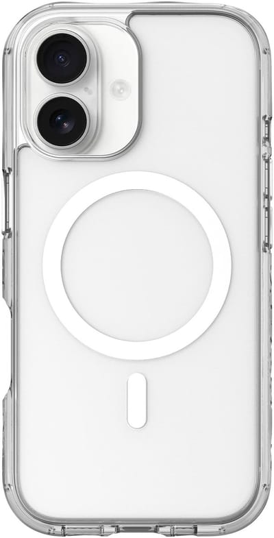 LAUT Crystal Matter X Hoesje, Ultra Transparant, 6m Valbescherming, MagSafe® Compatibel, IMPKT Cell Technologie, voor Apple iPhone 17, Transparant