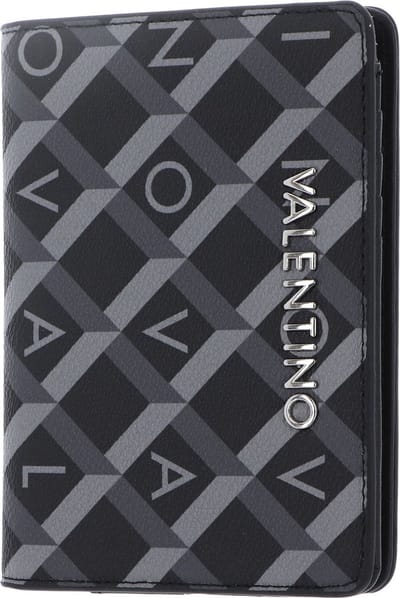 VALENTINO Kaarthoes Barrio Credit Card Case Nero / Multicolor Zwart