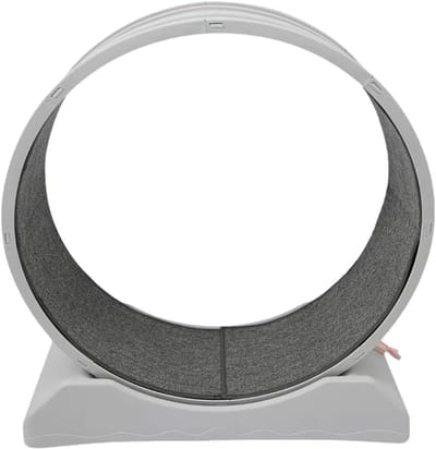 Kattenloopwiel - Loopband Kat - Sport en spel - Grote wieldiameter - 80 cm - Grijs