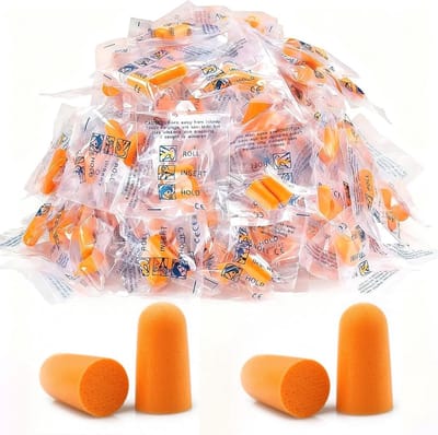Oordopjes Slaap - Schuim oordopjes - Rustig Slapen - Effectieve Ruisonderdrukking - 100 paar - Oranje