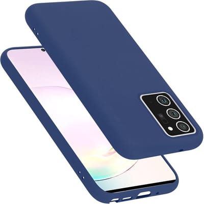 Cadorabo Hoesje geschikt voor Samsung Galaxy NOTE 20 PLUS in LIQUID BLAUW - Beschermhoes gemaakt van flexibel TPU silicone Case Cover