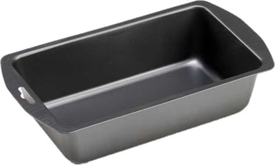 Arte Cakevorm - zwart - 30 x 13 cm - anti-aanbak - rechthoekig - bakvormen - bakvormen voor o.a. cakes en brood