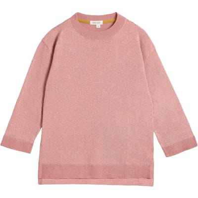 White Stuff Sparkle Jumper Light Pink Größe: 10 | Pullover Outlet | Damen | Rosa