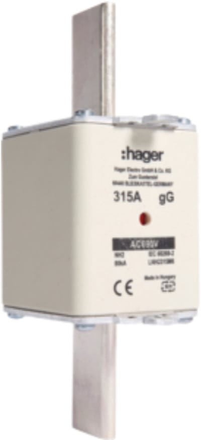 Hager LNH2315M6 HAG MESPATR.NH2 GG 315A 690V per 3