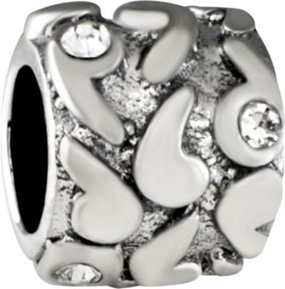 Quiges - 925 - Zilveren - Bedels -Sterling zilver - Beads - Ornament Kraal Charm - Geschikt – voor - alle bekende merken - Armband Z122