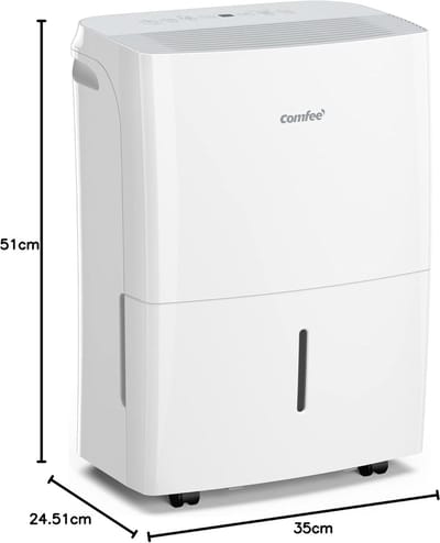 Luchtontvochtiger 20L per dag – Met WiFi en app – 3L watertank – LED display – Tot 40 m²