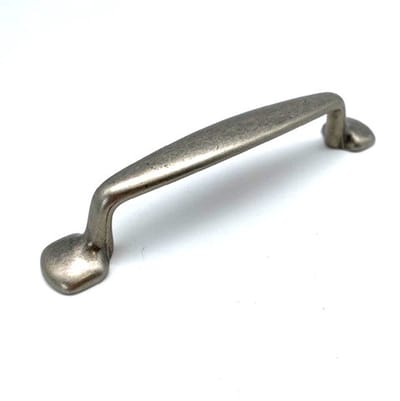 Greep Massief Messing Grijs / IJzerkleurig 130x20mm