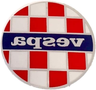 Emaille Pin Badge - Cirkel Speld - Accessoire Versieren - Tweekleurig Design - Niet Gespecificeerd - Rood Wit