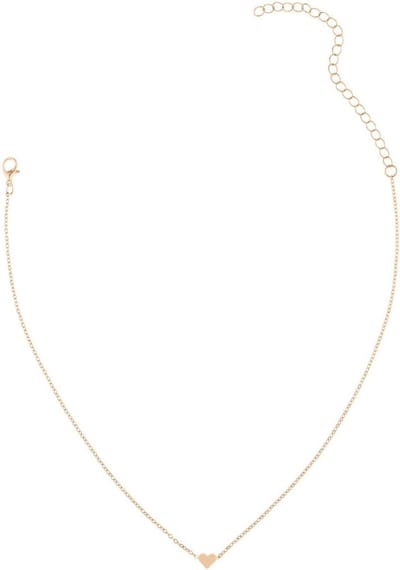ketting dames | ketting dames met hartje hanger | ketting met hart | goudkleurig | cadeau voor vrouw | liefdes cadeau | beste vriendin cadeau | kerstcadeau voor vrouwen | kerstcadeau