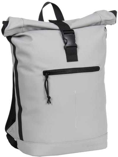 New Rebels Mart New York Lichtgrijs 21L Rugtas Rolltop Waterafstotend Laptop 15.6
