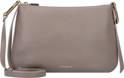 COCCINELLE Leren Schoudertas Magie Mini Bag Warm Taupe