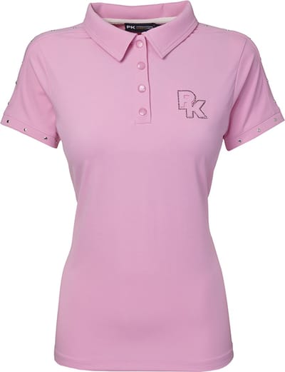 PK International -Polo - korte mouw - knoopjes - ademend - sneldrogend - zonbescherming - Rocky - Roze - Bright Mauve - S/36