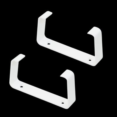 Starx bevestigingsbeugel kunststof voor rechthoekig ventilatiekanaal 110x54mm wit - per 2 stuks (45.707.31)