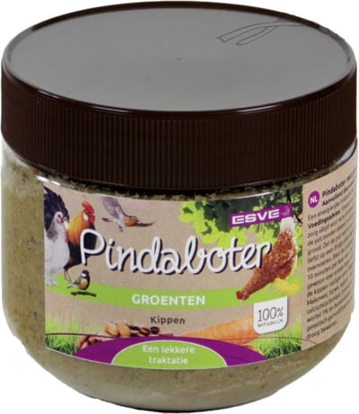Esve Kippen Pindakaas 300 g - Kippenvoer - Groente