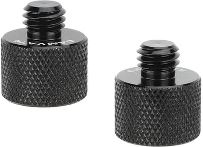 Dailygoods - 5/8"-27 naar 3/8"-16 Schroefdraadadapter voor Microfoonstandaard (2 stuks)