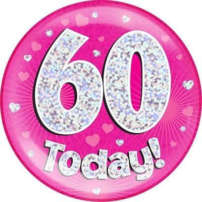 Oaktree - Mega Button 60 today Roze
